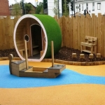 Wetpour Rubber Surfacing in Cheshire 1