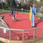 Wetpour Rubber Surfacing in Derbyshire 7