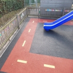Wetpour Rubber Surfacing in Staffordshire 3