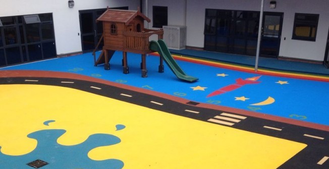 Wetpour Rubber Flooring in Flintshire